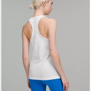White Swiftly Tech Racerback Tank Top 2.0